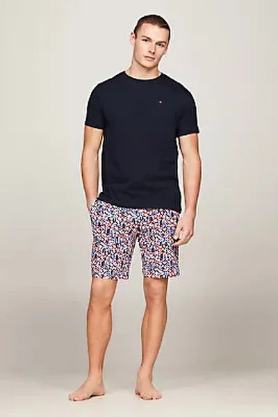 Pánské pyžamo CN SS SHORT JERSEY SET PRINT  Tommy Hilfiger