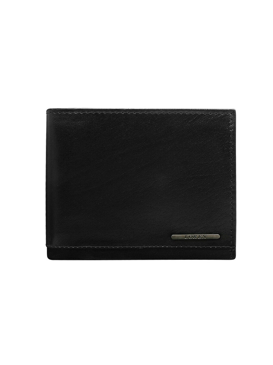 Pánská černá kožená peněženka FPrice, jedna velikost i523_2016101513033