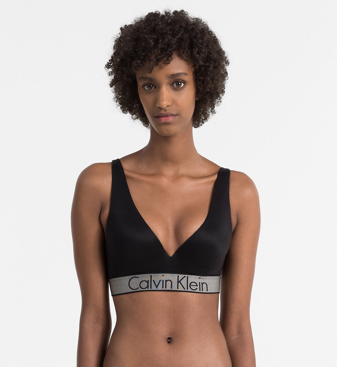 Podprsenka pro ženy push-up Customized Stretch 534D - Calvin Klein, šedá 70C i10_P25416_1:120_2:70_