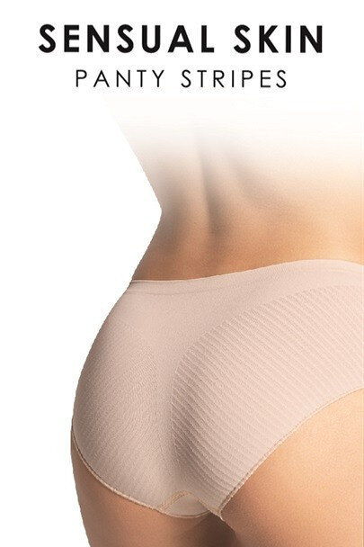 Dámské kalhotky Gatta R17 Panty Stripes Sensual Skin, černá XL i384_55028034