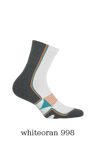 Ponožky Wola Sportive Frotte pánské vzorek W 80D AG+, hnědé uhlí/odd.šedá 39-41 i384_24104912