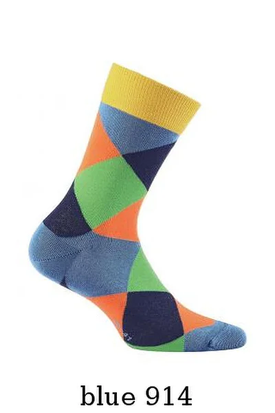 Pánské ponožky Wola Perfect Man vzorované W 97099 Casual