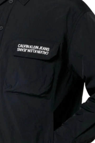 Černá bunda pro muže Calvin Klein Jeans