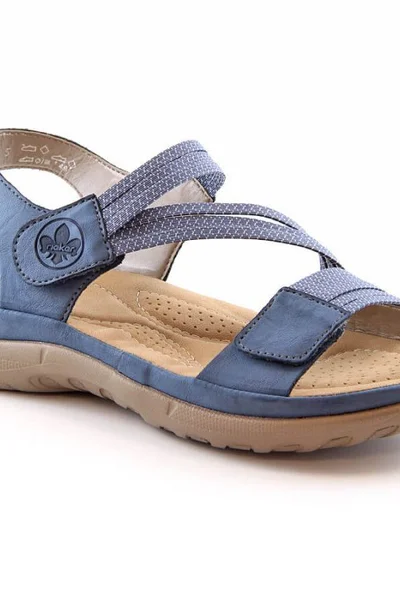 Letní dámské sandály Rieker Comfort Blue