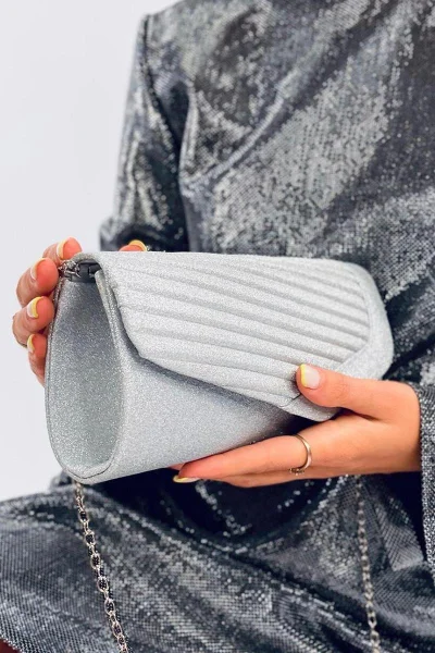 Inello Duhová Clutch Kabelka s Řetízkem