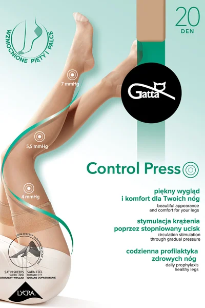 Dámské punčochy Gatta Control Press 2UJ6 den