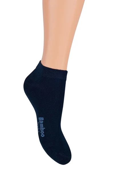Modrografitové bambusové kotníkové ponožky pro ženy