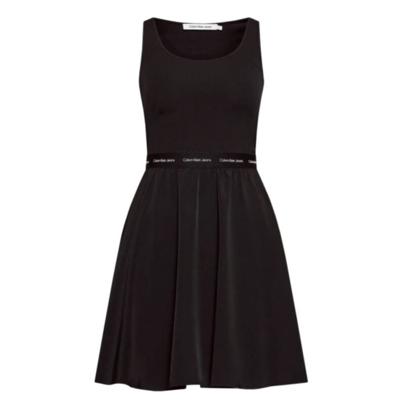 Černé šaty Calvin Klein s kontrastní páska, XS i476_59342034