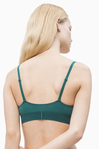 Podprsenka pro ženy bez kostice N517 zelená - Calvin Klein