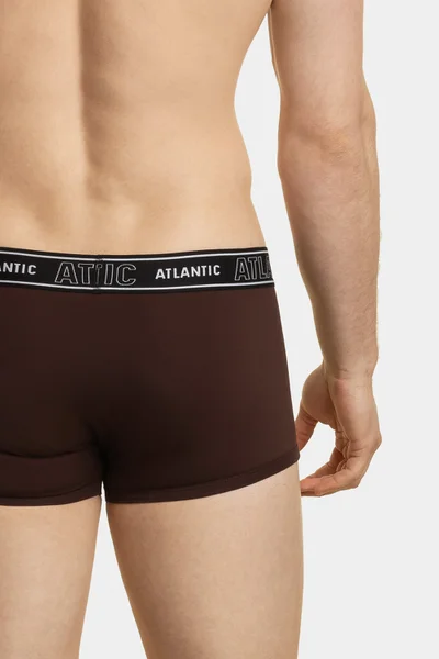 Pánské boxerky Atlantic Magic Pocket hnědé