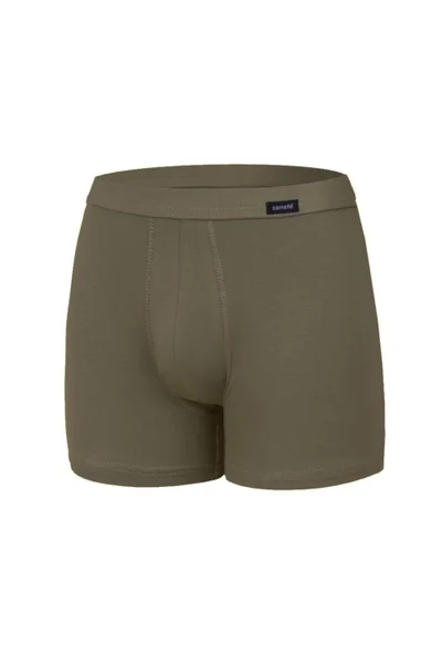 Boxerky pro muže 5Q5RU4 khaki - Cornette