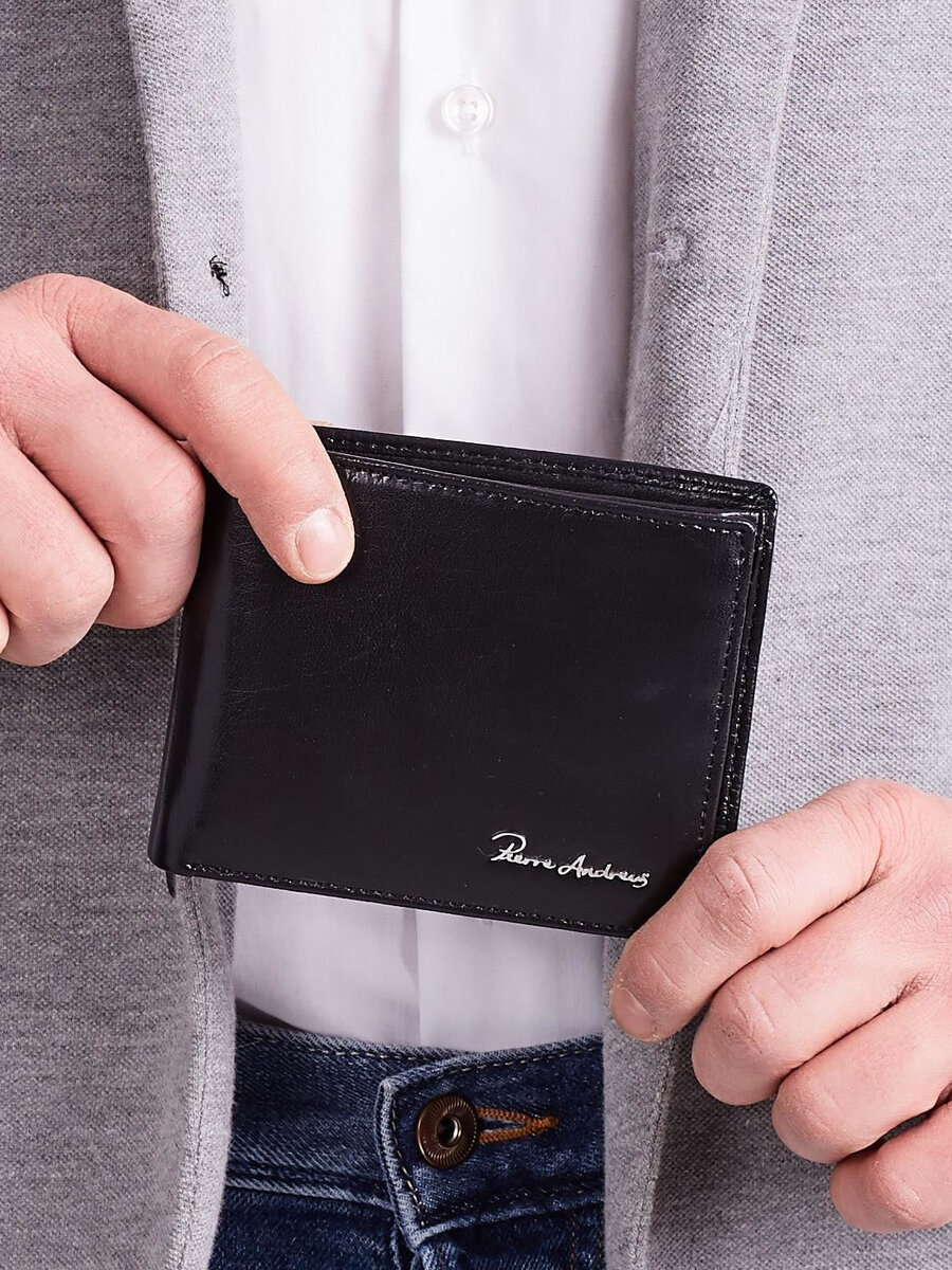 Pánská dlouhá černá peněženka FPrice, jedna velikost i523_2016101764749