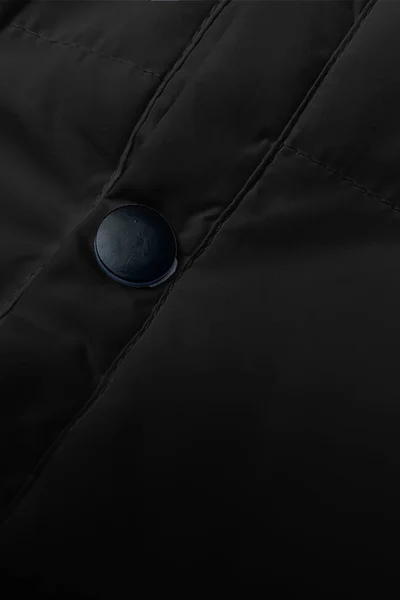 Černá péřová dámská vesta s vysokým límcem od J.STYLE