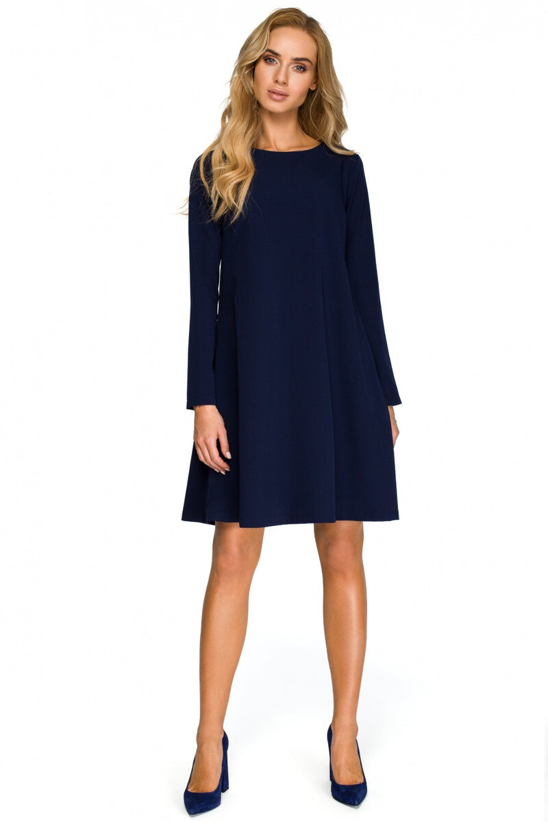 Dámské společenské šaty S137 model 72696 Style, tmavě modrá M i10_P44566_1:22_2:91_