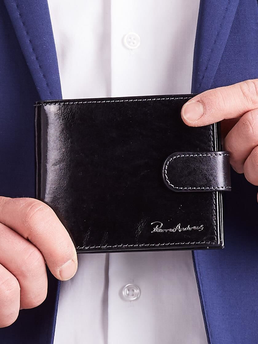 Elegantní černá kožená peněženka FPrice, jedna velikost i523_2016101764497