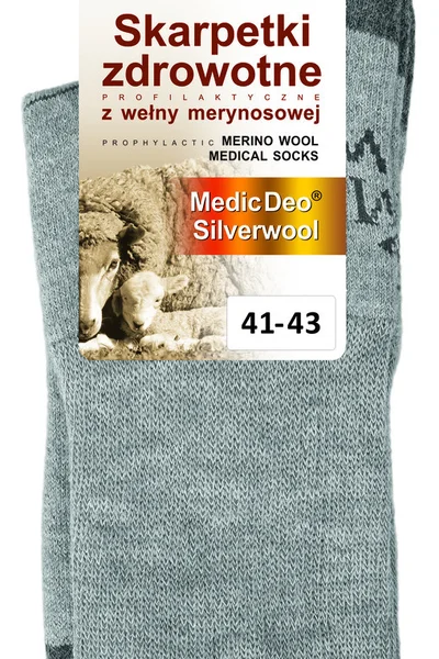 Zdravotní ponožky MEDIC DEO SILVERWOOL - JJW DEOMED