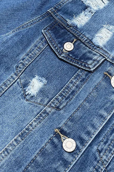 Dlouhá světle modrá dámská džínová oversize bunda 29P9Z IZZY DENIM