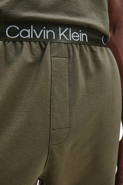 Pánské tepláky Jogger 6355 - RBN - Khaki - Calvin Klein