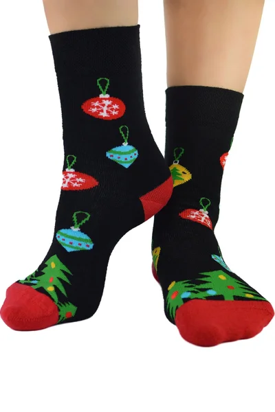 Vánoční dětské ponožky Noviti - Černá 060 U08