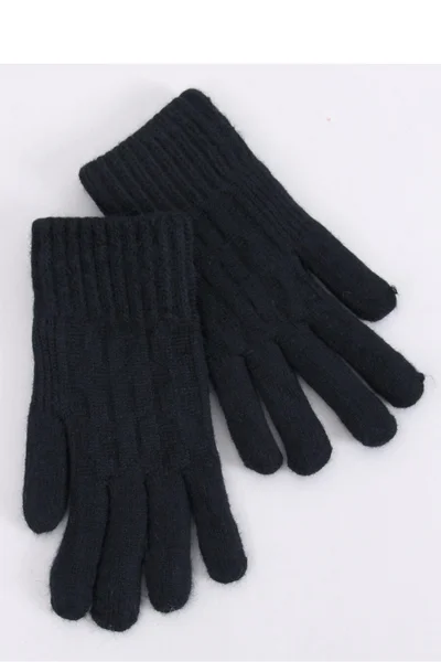 Teplé dámské rukavice s jemným vzorem - Inello Love