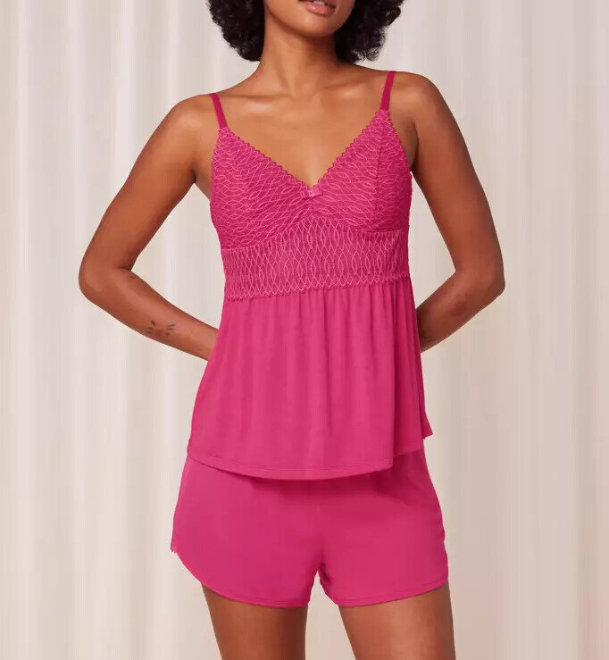 Krátké krajkové pyžamo Aura Spotlight pro ženy, hluboká voda (6722) 0036 i147_10443614