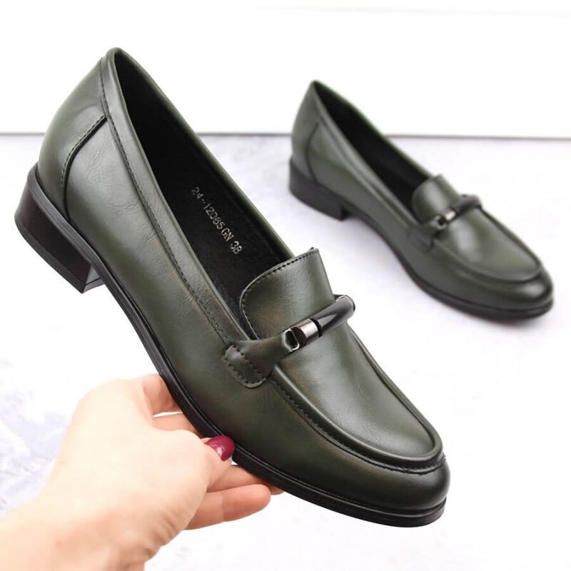 Zelené dámské boty Potocki W - Stylové a pohodlné, 38 i476_44600100