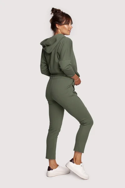 Dámské Jogger Kalhoty Khaki BeWear