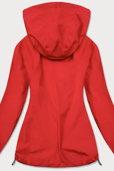 Letní červená bunda pro ženy s podšívkou H7C4 J.STYLE