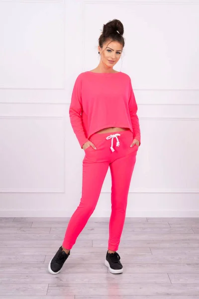 Oversize Růžová Neonová Sada K-Fashion