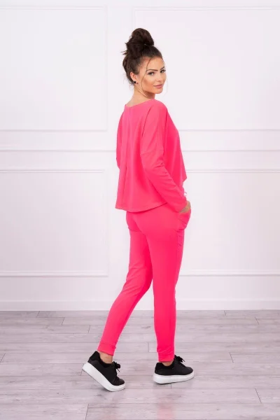 Oversize Růžová Neonová Sada K-Fashion