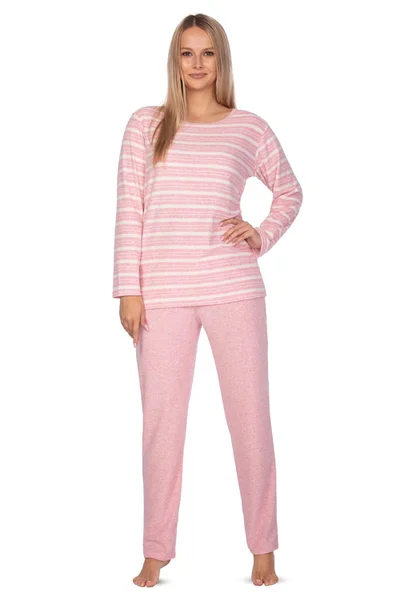 Růžové froté pyžamo Regina - Pink Dream