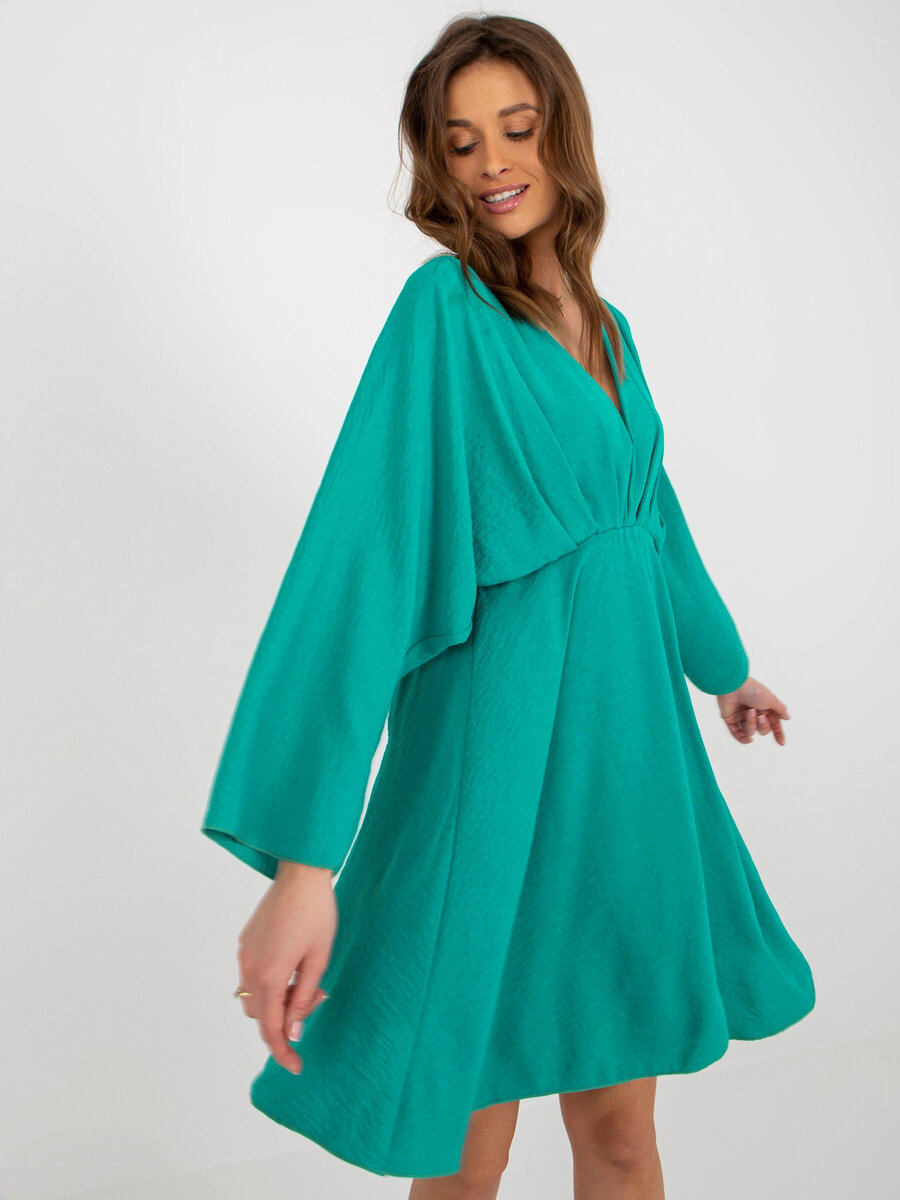 Turistické tyrkysové šaty FPrice pro ženy, jedna velikost i523_2016103370221