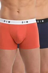 Boxerky pro muže 2 ks DIM BOXER ORIGINAL 2x - DIM - oranžová