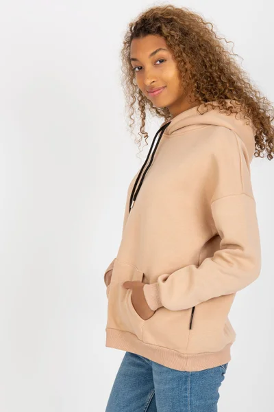 Dámská mikina 62B27 612 Beige - Rue Paris