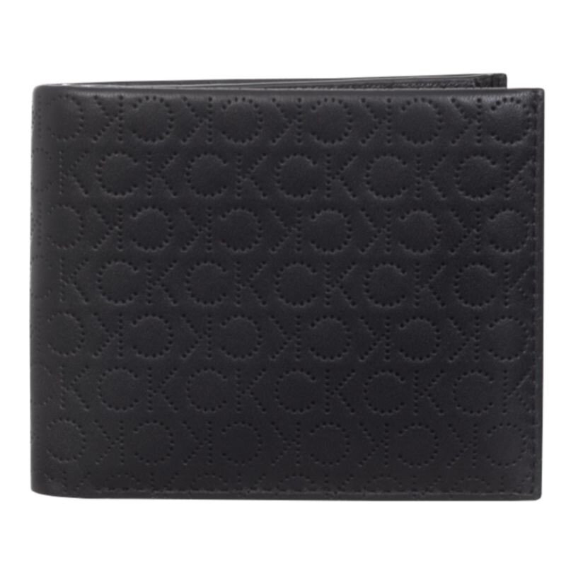 Černá pánská kožená peněženka Calvin Klein Perfed Bifold, univerzita i476_68721908