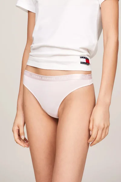 Trojbalení barevných dámských tanga - Tommy Hilfiger