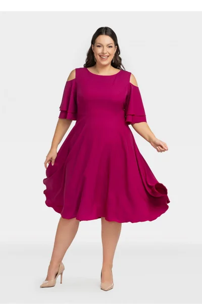 Šaty Analis - Elegantní Plus Size Společenské Šaty