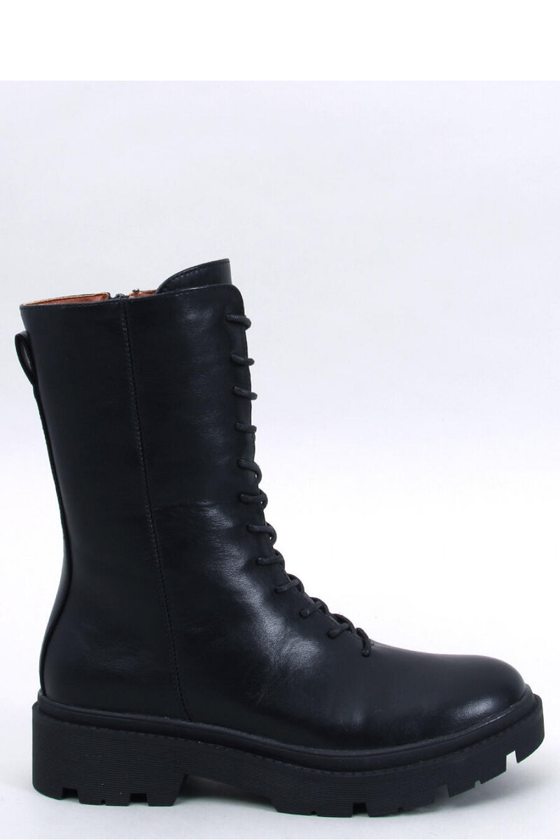 Černé šněrovací boty Inello s vysokým svrškem, 37 i240_189565_2:37