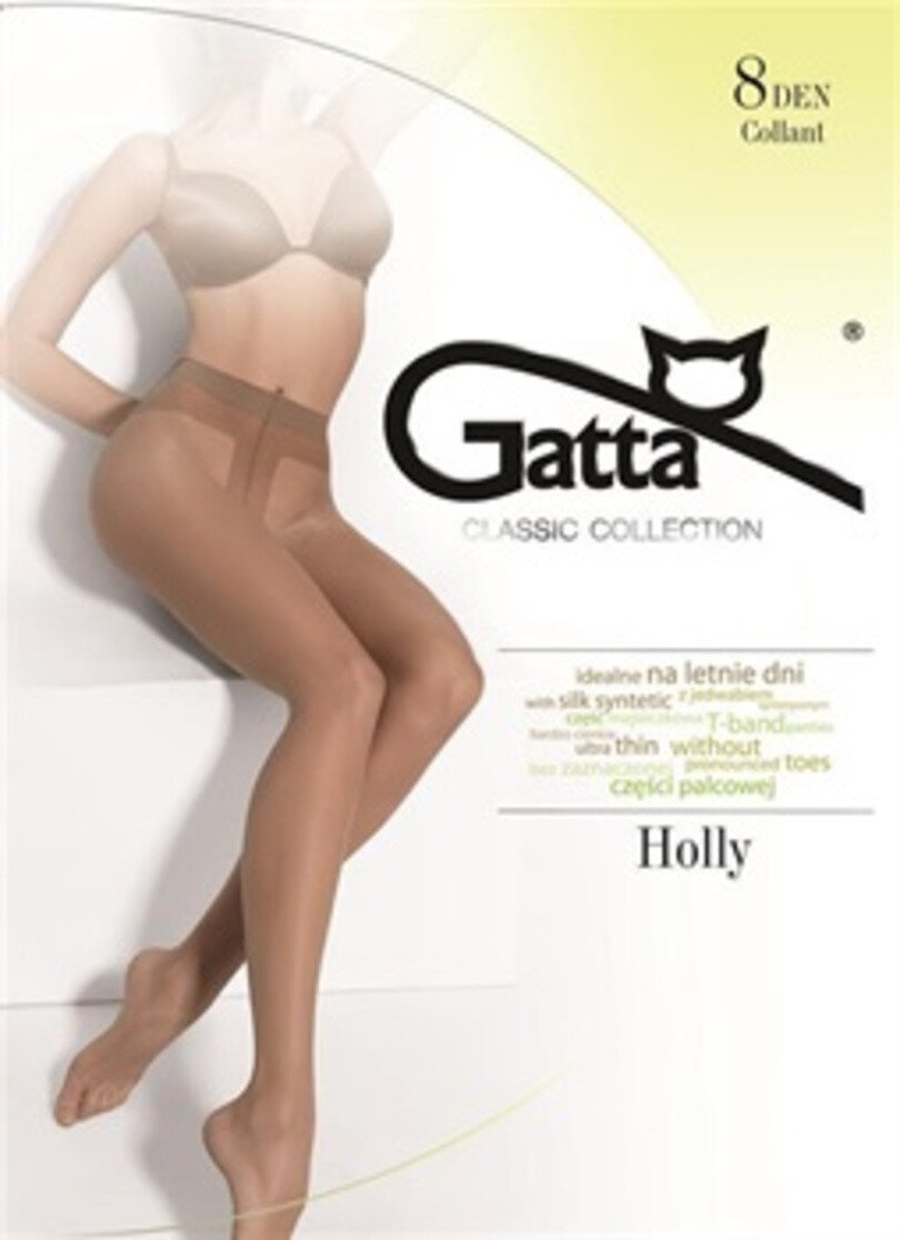 Dámské punčochové kalhoty HOLLY - Stretch 8 DEN Gatta, nero 3-M i170_000633000390