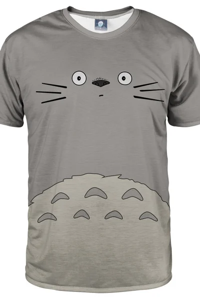 Dámské tričko Aloha Totoro Grey - celoplošný potisk Aloha From Deer