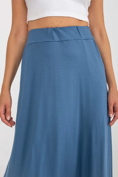 Modrá dámská sukně s elegantním střihem od FPrice
