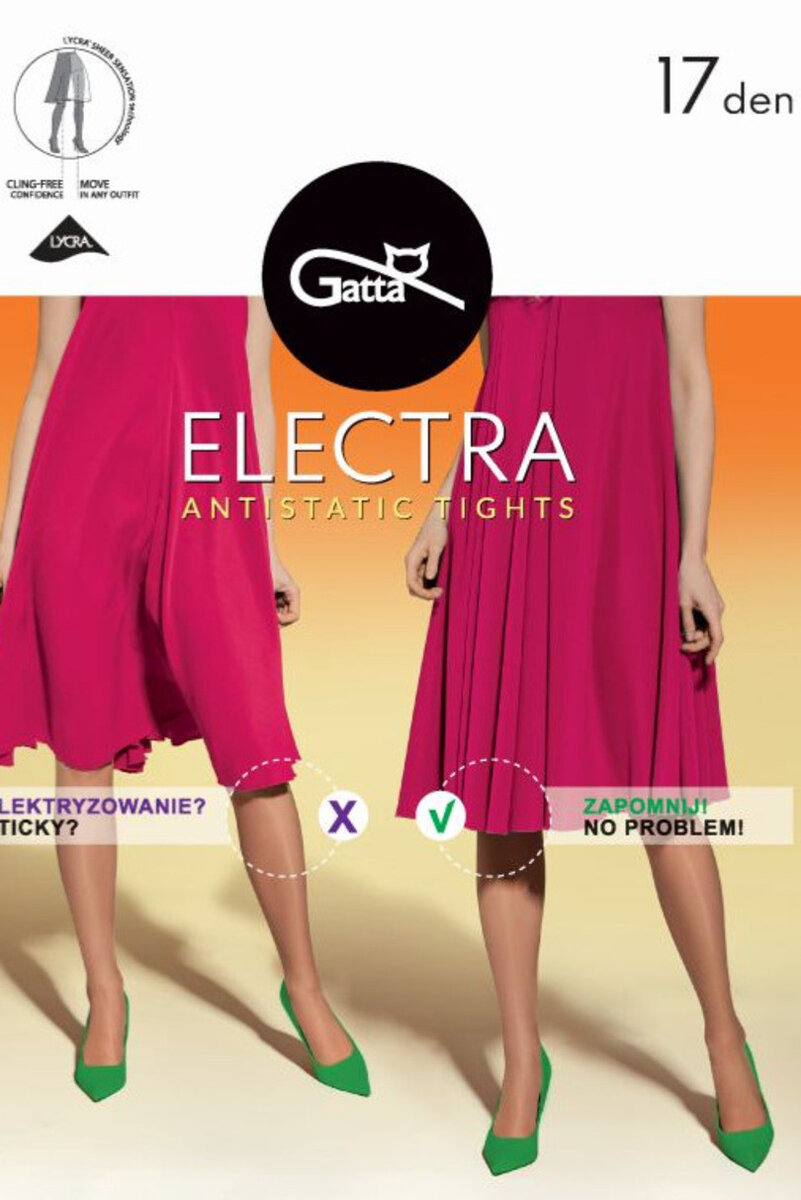 Hladké dámské punčochové kalhoty ELECTRA - Z8V DEN - 5 Gatta, daino 5-XL i170_00048V000522