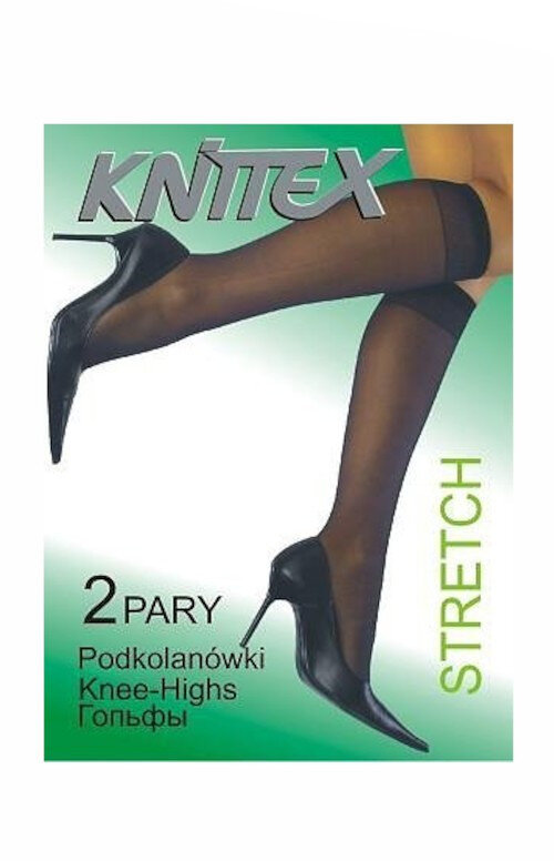 Dámské podkolenky Knittex Stretch A2, nero Univerzální i384_3092700