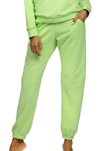 Zelené dámské kalhoty Venezia od DKaren