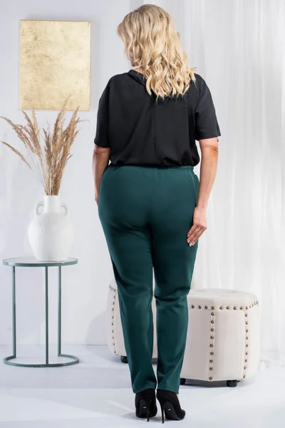 Univerzální dámské kalhoty Eryka od Karko v plus velikosti