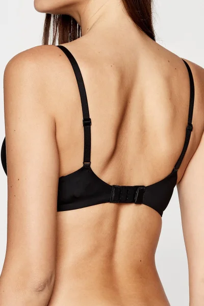 Dámská plunge push up podprsenka B6KD2 UB1 černá - Calvin Klein