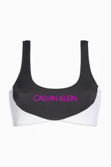 Dámské vrchní díl plavek 1P9D černobílá - Calvin Klein