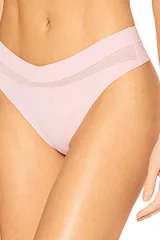 Dámská tanga 3148 7Z2 růžová - Calvin Klein