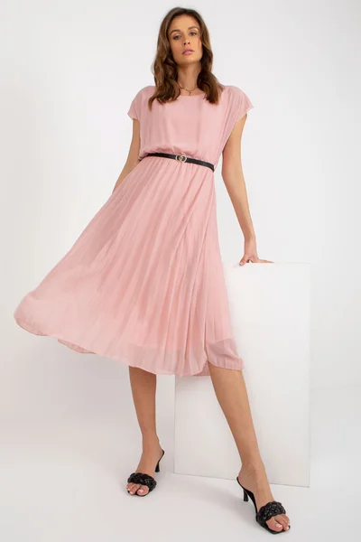 Růžové šaty FPrice pro dámy
