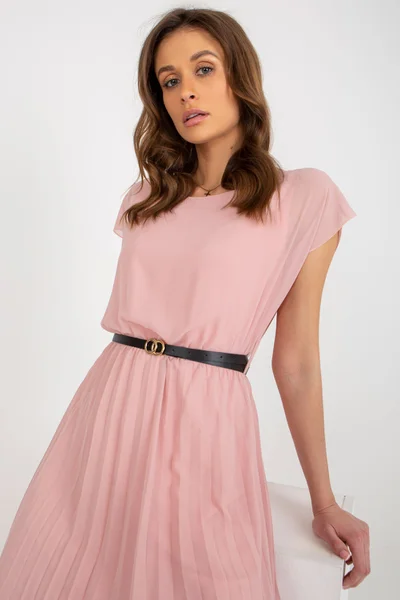 Růžové šaty FPrice pro dámy